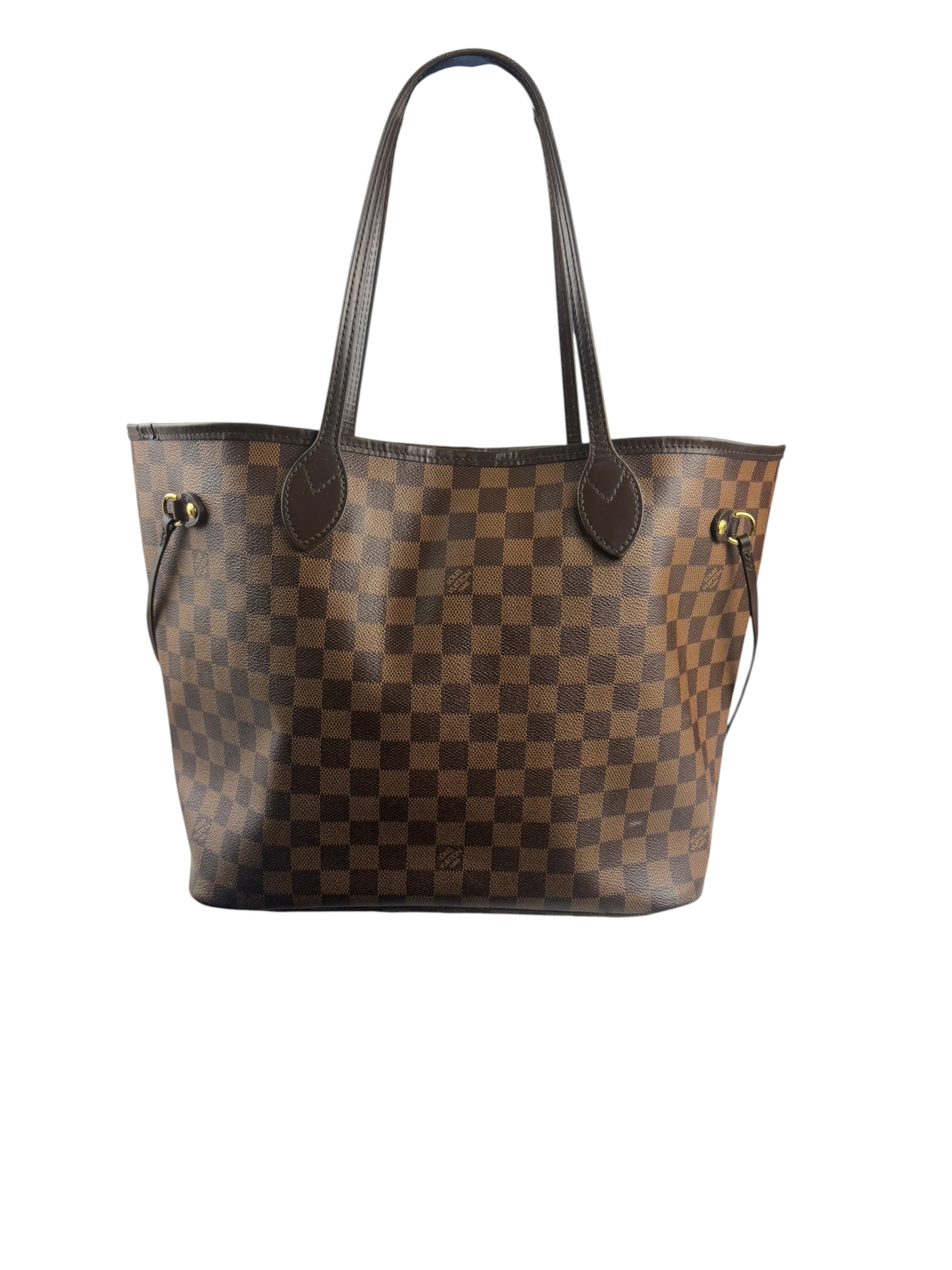Louis Vuitton Damier Ebene Neverful MM Tote Bag