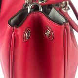 Christian Dior Red Leather Diorissimo Tote