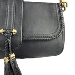 Gucci Black Leather Marrakech Evening Shoulder Bag