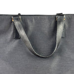 Burberry Grey Nylon/Leather Trim Tote