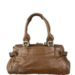 Chloe Vintage Brown Paddington Leather Handbag