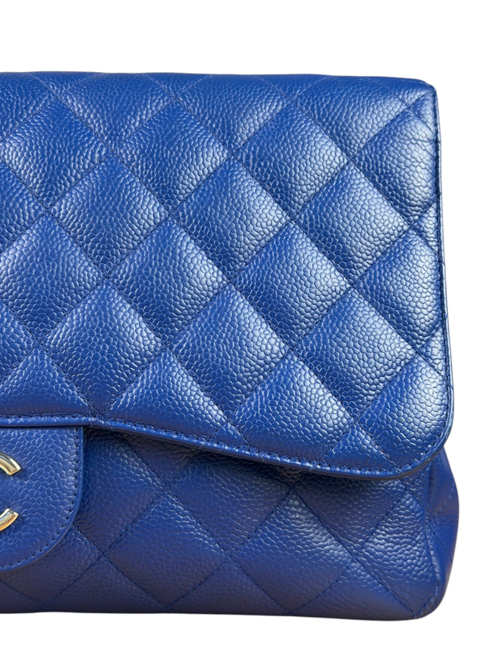 Chanel Royal Blue Caviar M Flap 2009