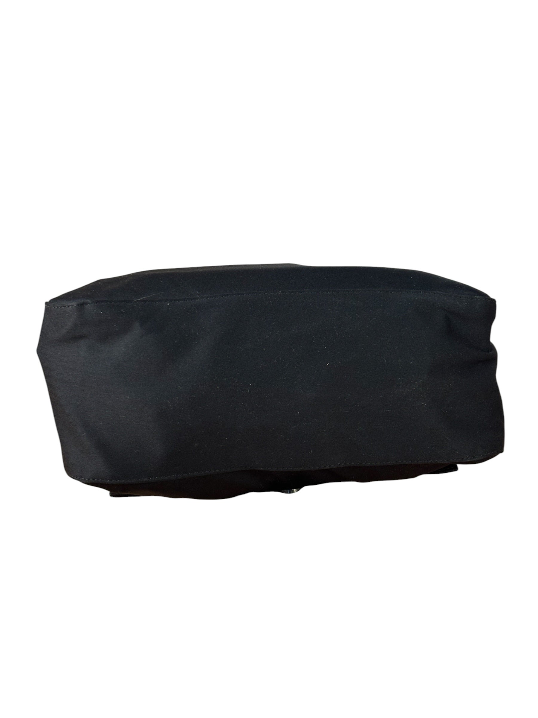 Fendi Black Leather Trim Mamma Baguette