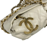 Chanel White Quilted Leather Midnight Swim Baluchon Clutch 2012