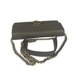 Gucci Grey Leather Wallet On Chain