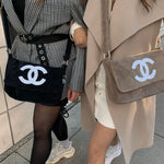 Chanel CC Precision Line Bag Black/White
