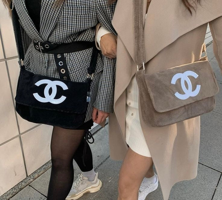 Chanel CC Precision Line Bag Black/White