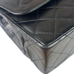 Chanel Black Quilted Leather Double Flap Small Bag