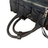 Prada Black Quilt Bomber Duffle Bag