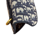 Christian Dior Oblique Slim Saddle Pouch