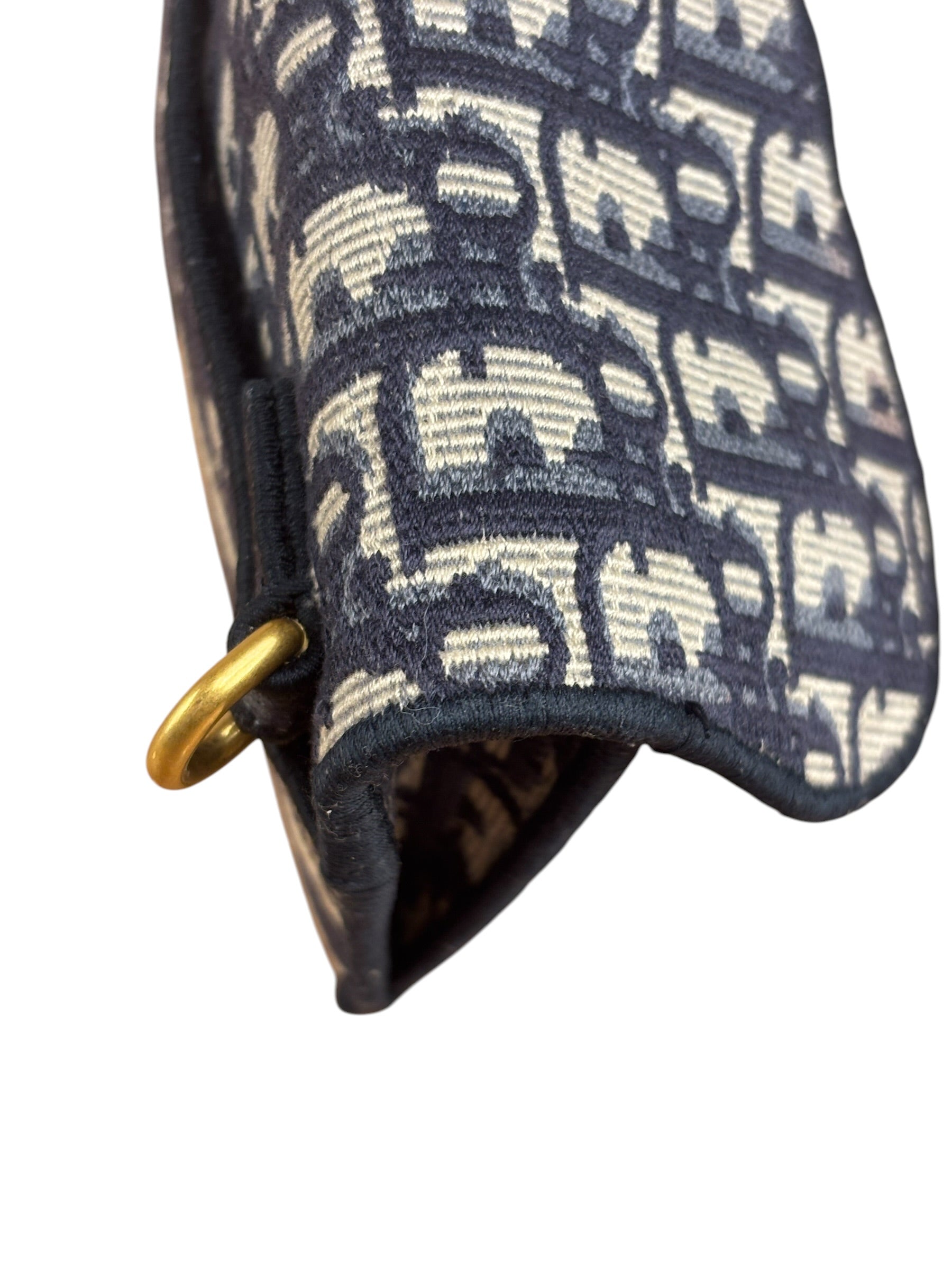 Christian Dior Oblique Slim Saddle Pouch