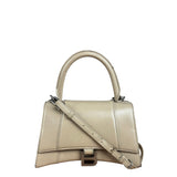 Balenciaga Beige Hourglass Top Handle Bag