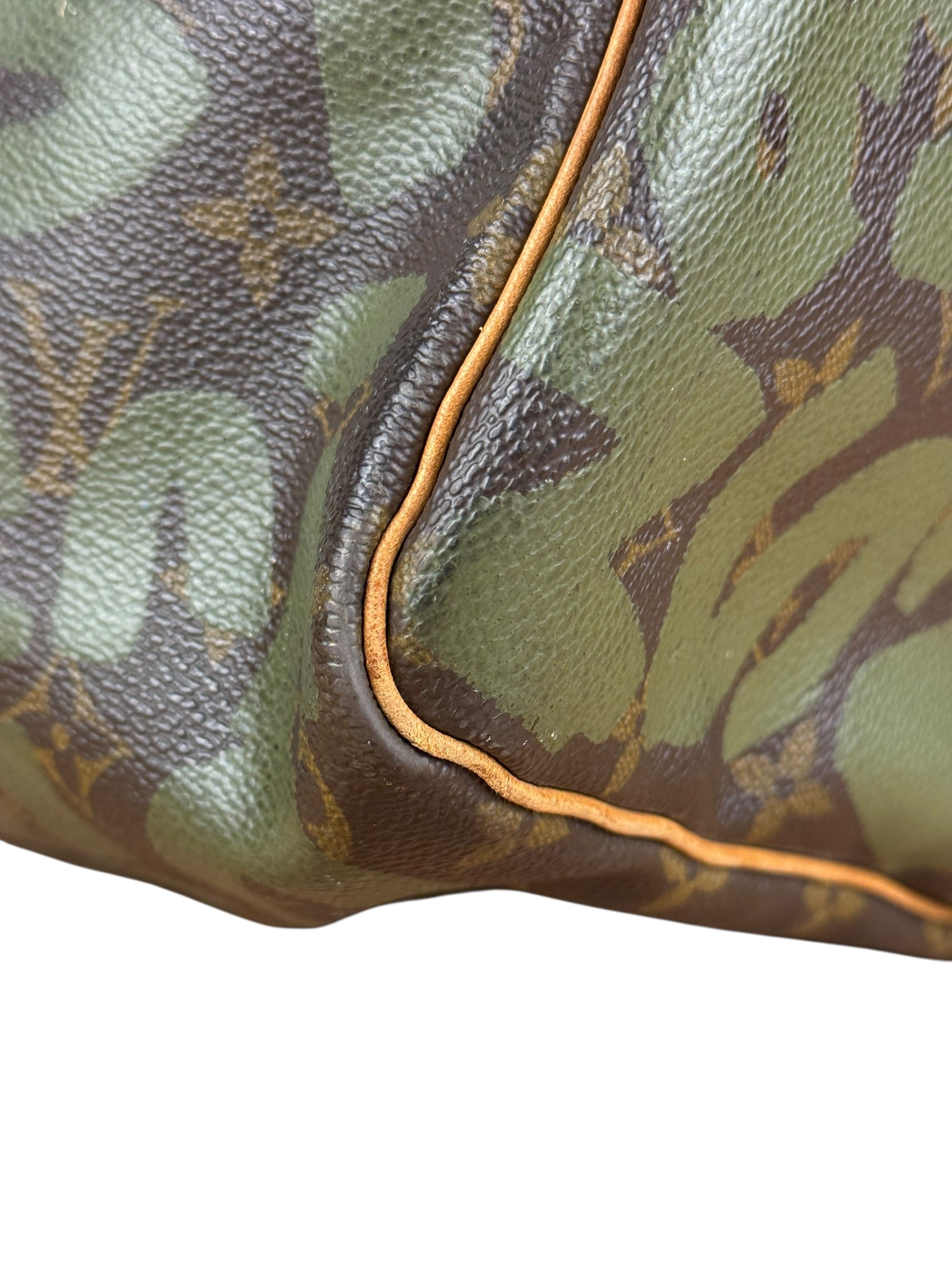 Louis Vuitton Stephen Sprouse Limited Edition Graffiti Keepall 50 Green