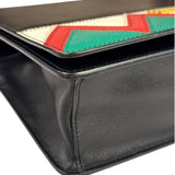 Prada Muilticolor Calfskin Esplanade Crossbody Bag