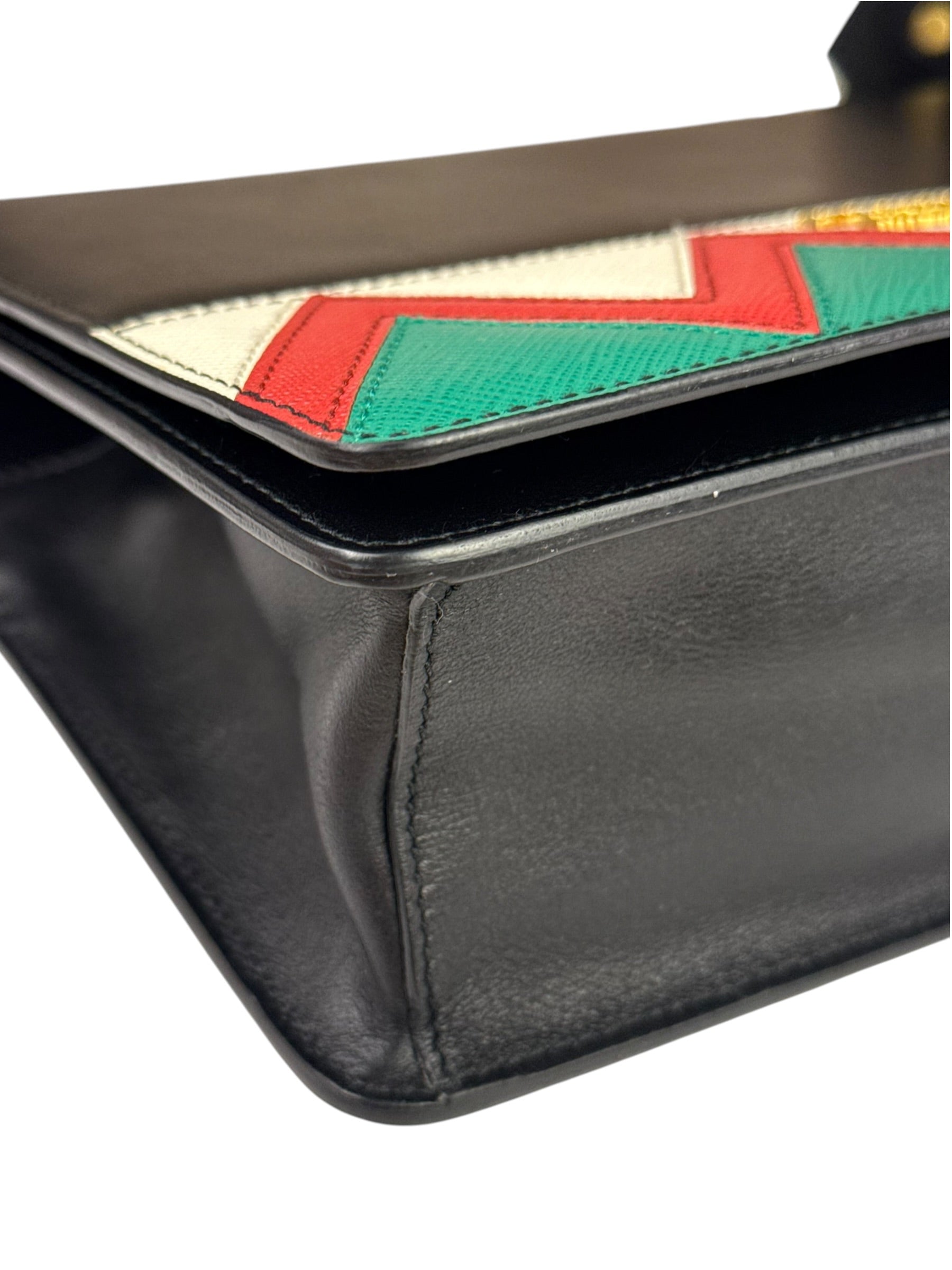 Prada Muilticolor Calfskin Esplanade Crossbody Bag