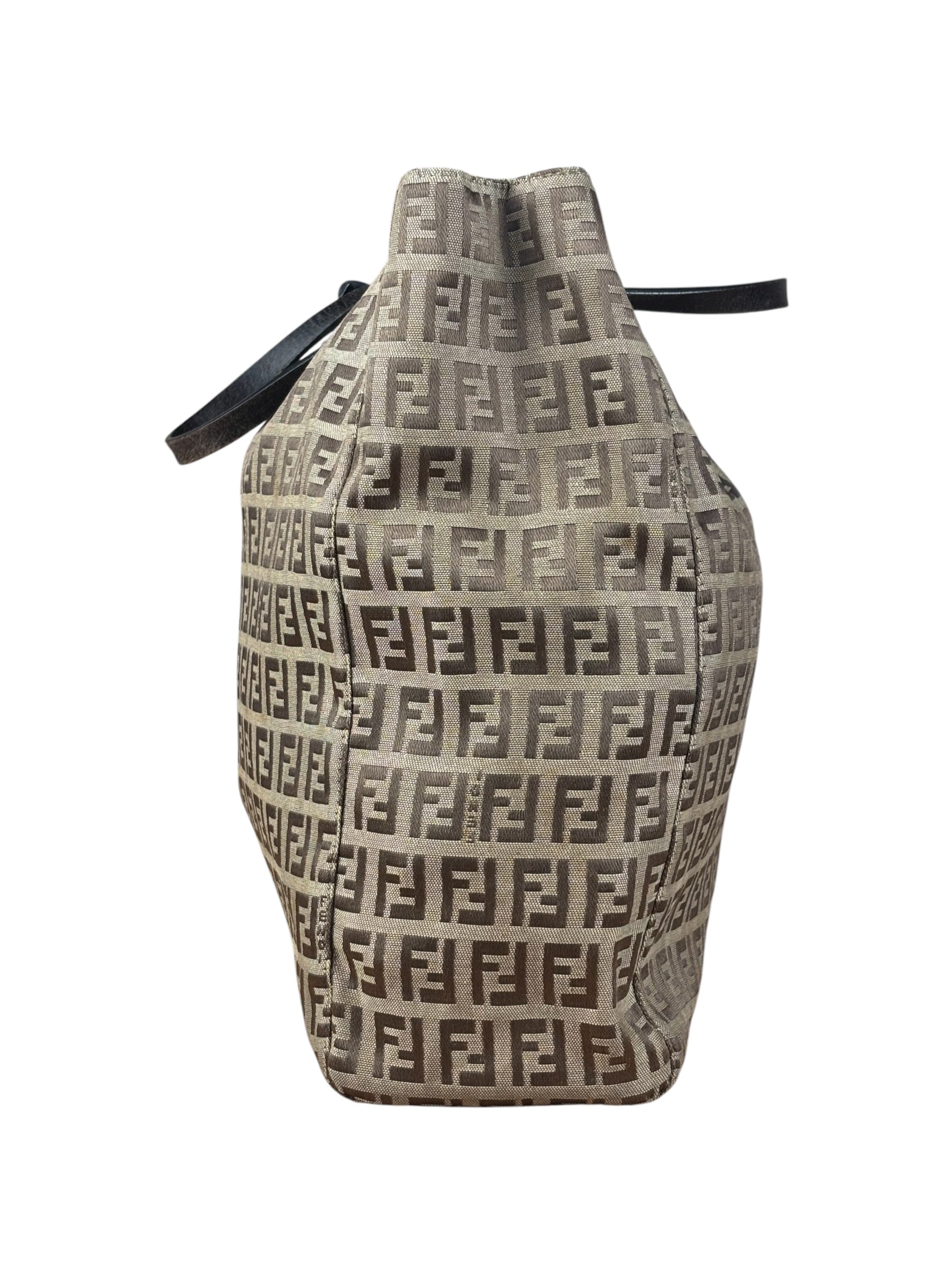 Fendi FF Vintage Canvas Tote Bag