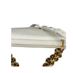 Bottega Veneta White Leather Mount Shoulder Bag