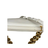 Bottega Veneta White Leather Mount Shoulder Bag