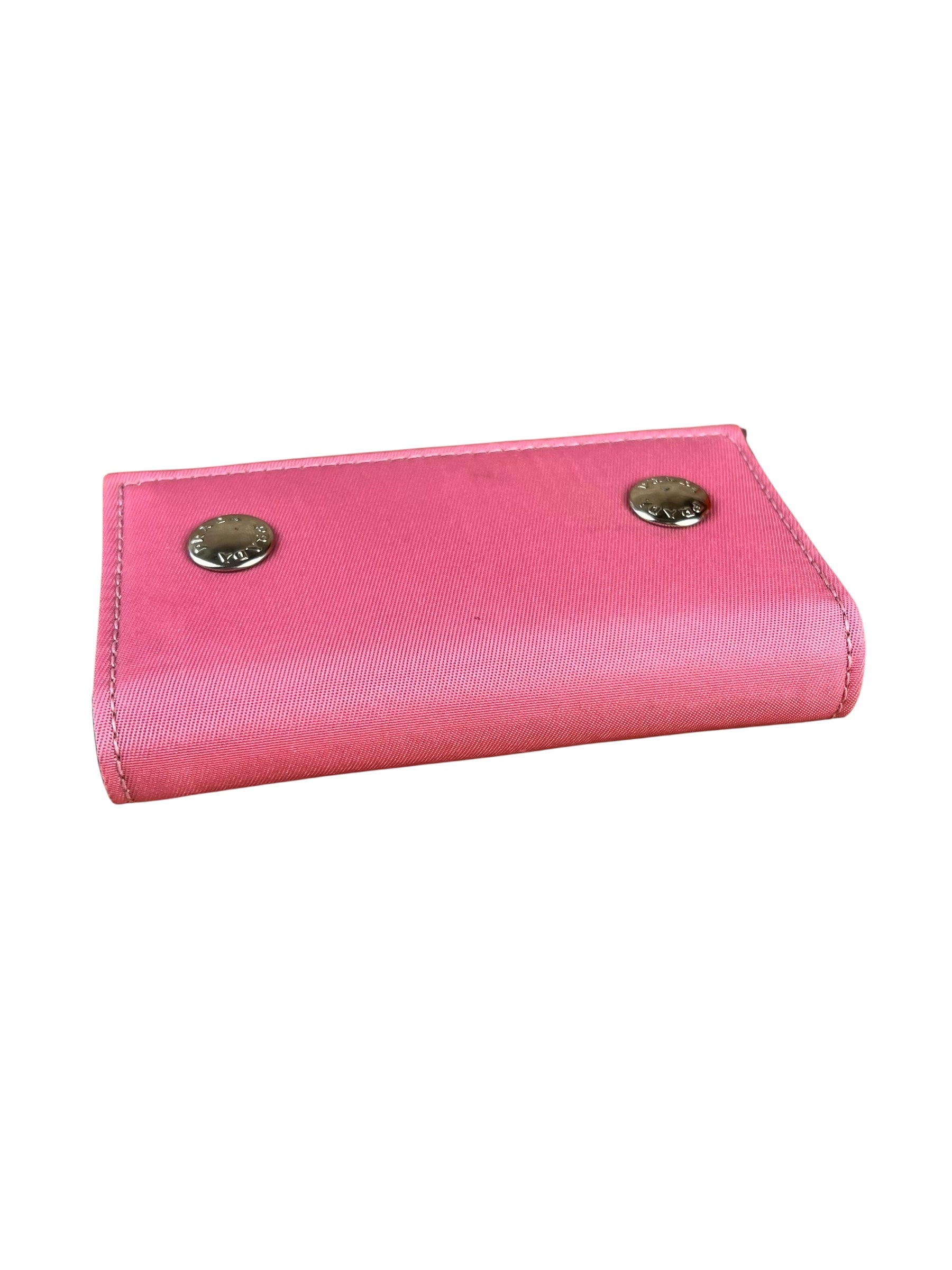 Prada Pink Nylon Key Holder