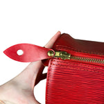 Louis Vuitton Red Epi Speedy 35