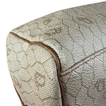 Christian Dior Vintage Beige Honeycomb Boston Bag