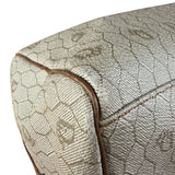Christian Dior Vintage Beige Honeycomb Boston Bag
