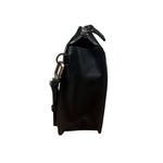 Prada Black Saffiano Bellhop Leather Travel Pouch