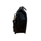 Prada Black Saffiano Bellhop Leather Travel Pouch
