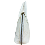 Versace Vintage Mini Osctrich Leather Top Handle Bag