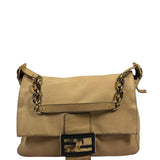 Fendi Beige Leather Mamma Baguette