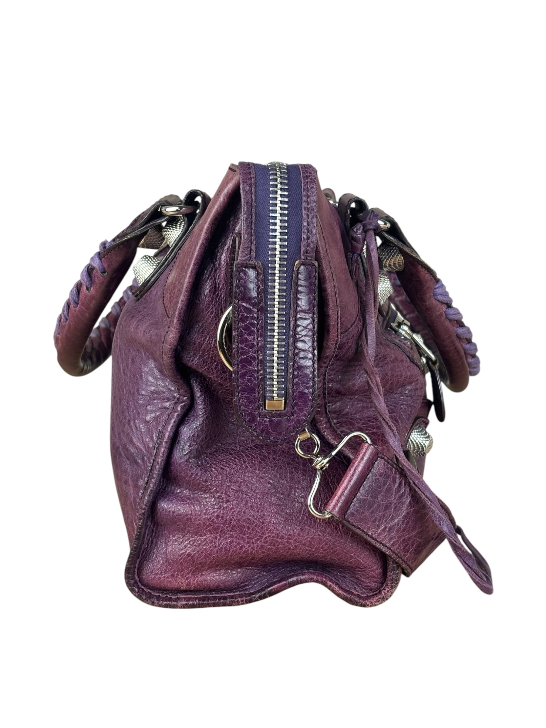 Balenciaga Purple City Bag