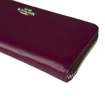 Coach Plum Long Zip Wallet