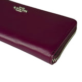 Coach Plum Long Zip Wallet