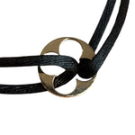 Louis Vuitton Black Empriente Cord Bracelet