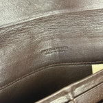 Bottega Veneta Vintage Brown Intrecciato Long Wallet