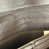 Bottega Veneta Vintage Brown Intrecciato Long Wallet