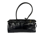 Prada Black Bonnie Calfskin Shoulder Bag