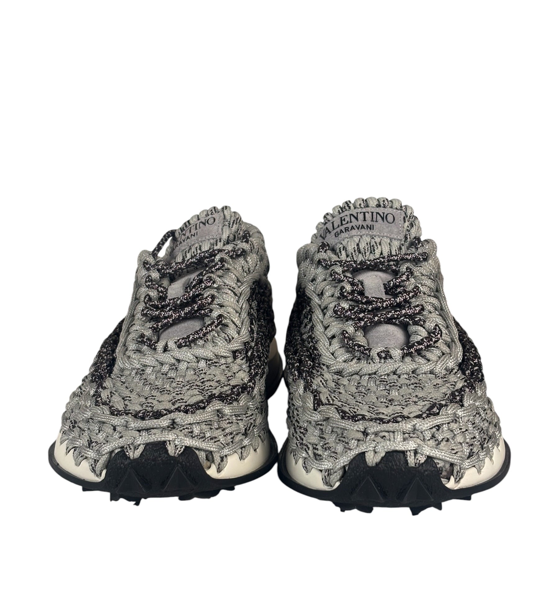 Valentino Crochet Sneaker F&F Grey