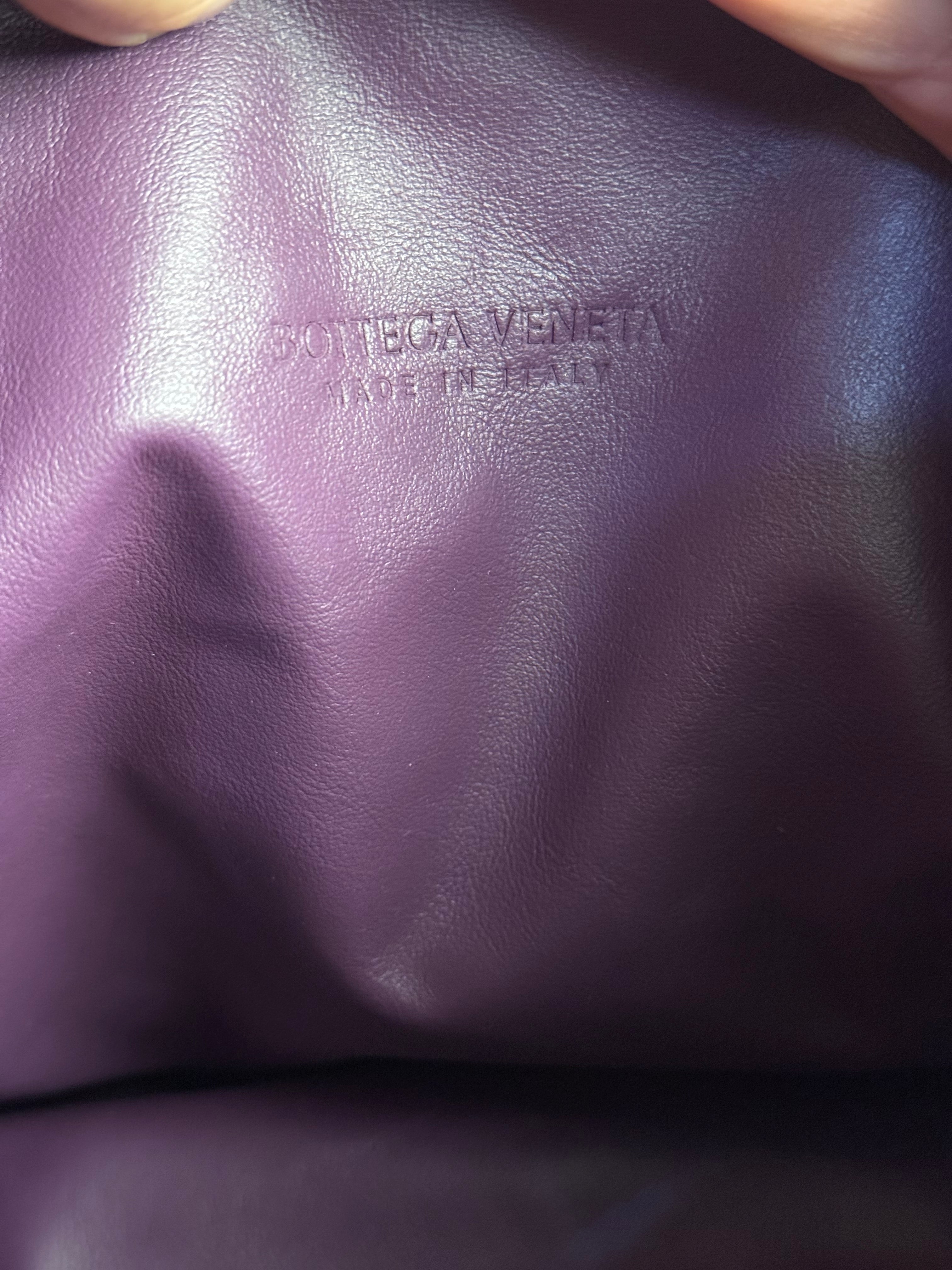 Bottega Veneta Purple Nappa Intrecciato Leather Jodie Hobo