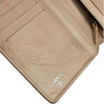 Chanel Light Pink Camila Leather Long Wallet