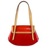 Louis Vuitton Red Monogram Vernis Biscayne Bay PM Handbag
