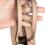 Gucci Pebbled Leather Swing Tote Pink