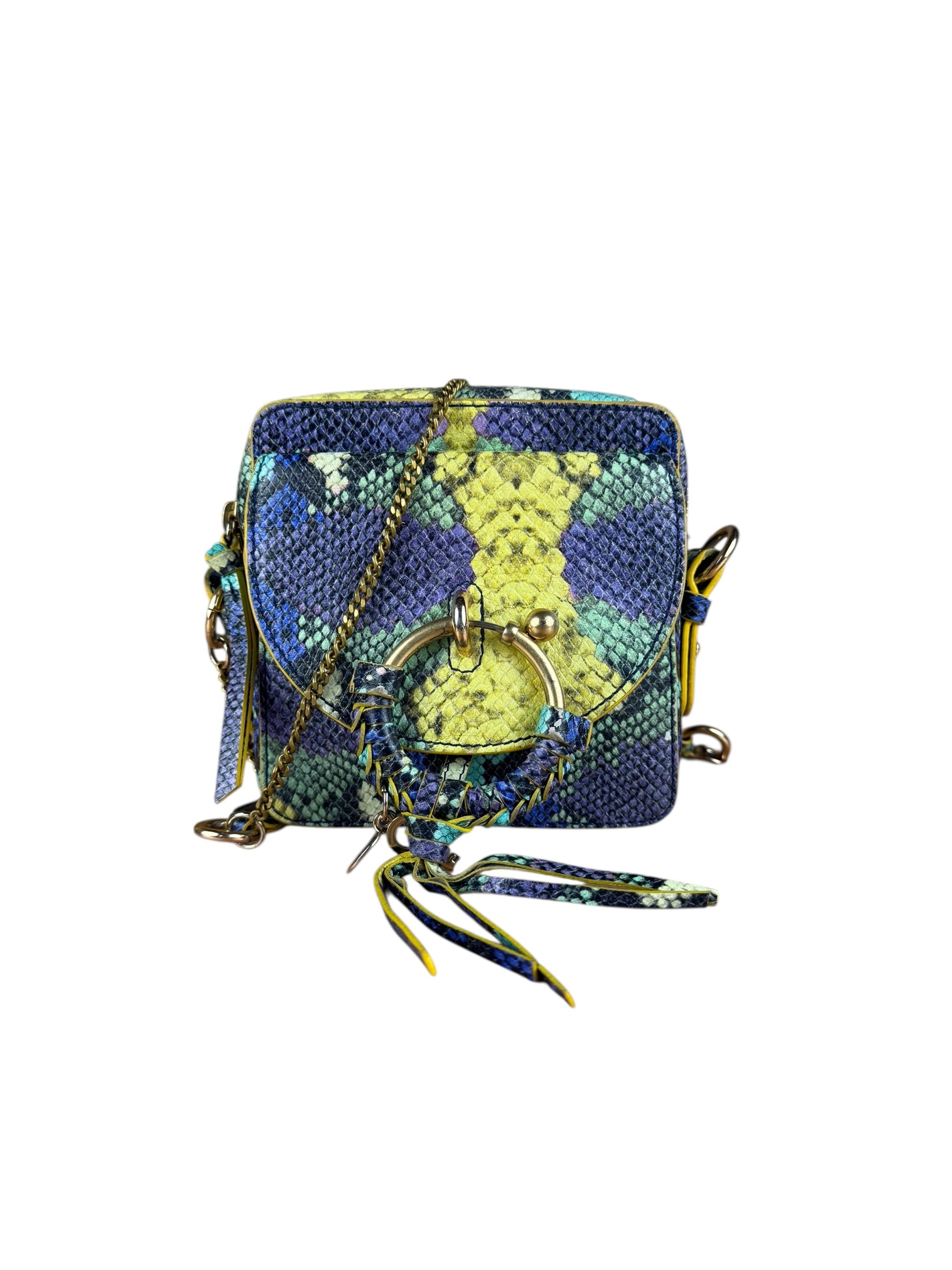 See By Chloe Joan Mini Python Camera Bag
