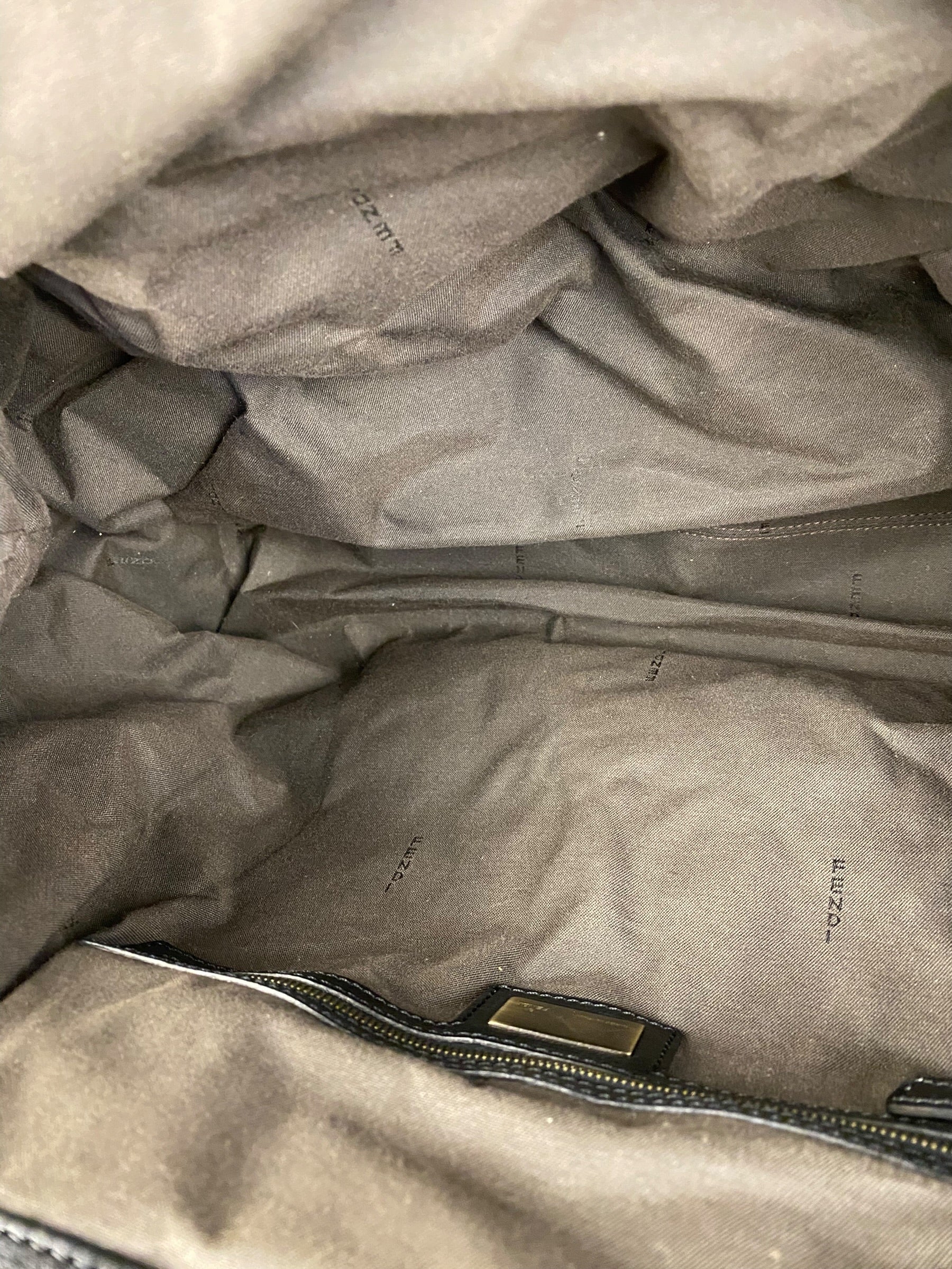 Fendi Vintage Black Brosa Doctor Tote