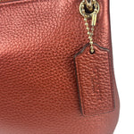 Coach Metallic Currant Leather Charley Crossbody