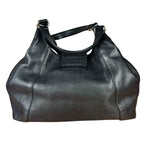 Gucci Black Leather Horsebit Flap Shoulder Bag