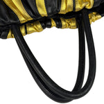 Prada Bicolor Leather Nappa Waves Tote Bag