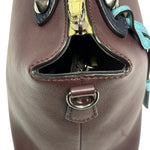 Fendi Burgundy By The Way 2 Way Boston Bag