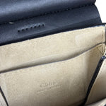 Chloé Suede Black Leather Faye Mini Bracelet Bag