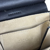 Chloé Suede Black Leather Faye Mini Bracelet Bag